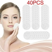Reusable Bamboo Makeup Remover Pads,60/40/20/10pcs Washable Rounds Cleansing Facial Cotton Make Up Removal Pads Tool